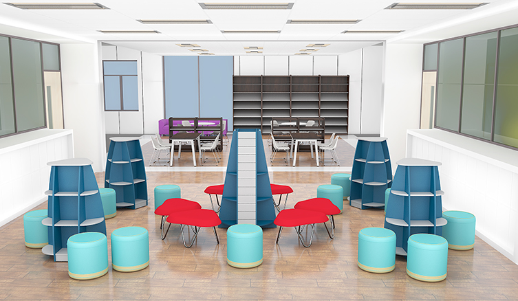 圖書(shū)館書(shū)架04 圖書(shū)館書(shū)架04