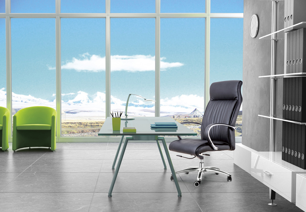 實(shí)木五金辦公班椅A041