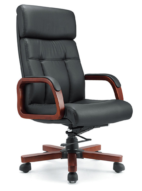 實木五金辦公班椅A001